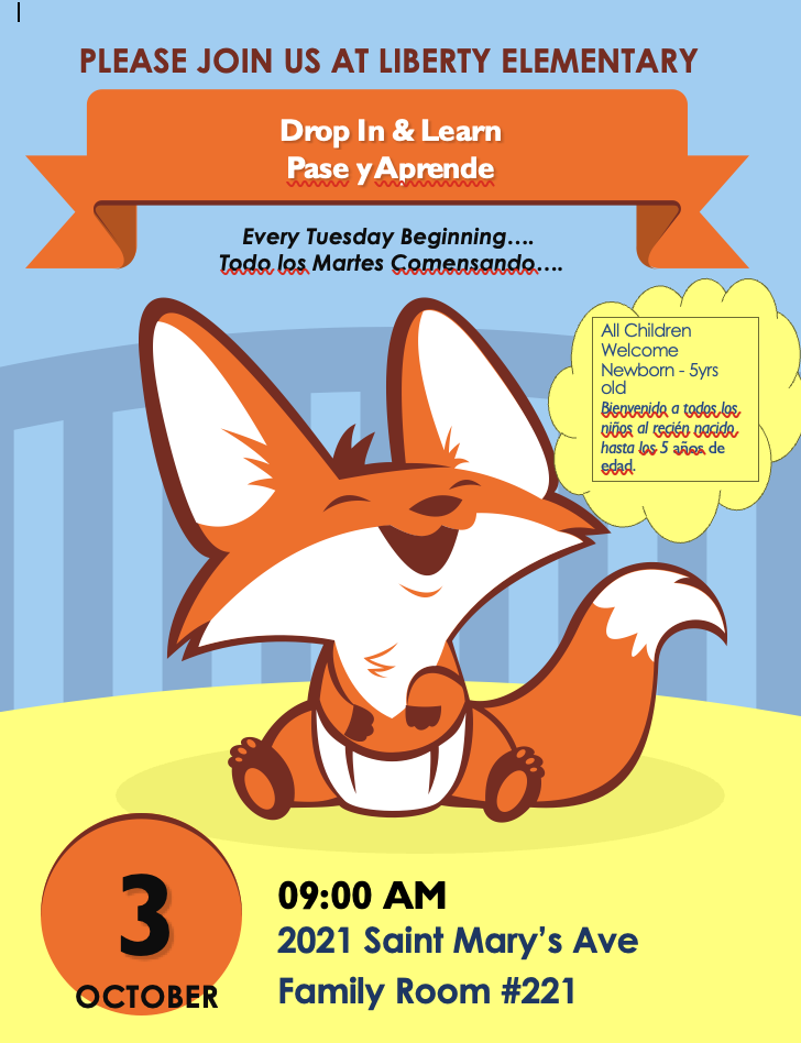  Drop and Learn/ Pase y aprende